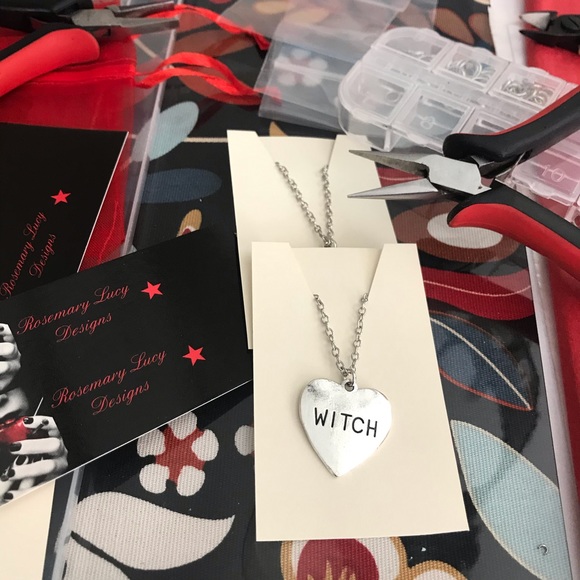 🖤LAST ONE🖤WITCH NECKLACE goth darkling witchy - Picture 2 of 6
